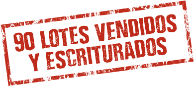 90 lotes vendidos y escriturados